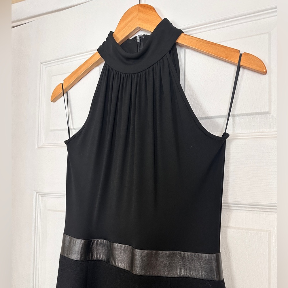 EUC Michael Kors Collection Black Halter Dress with Choker Collar - Picture 5 of 14